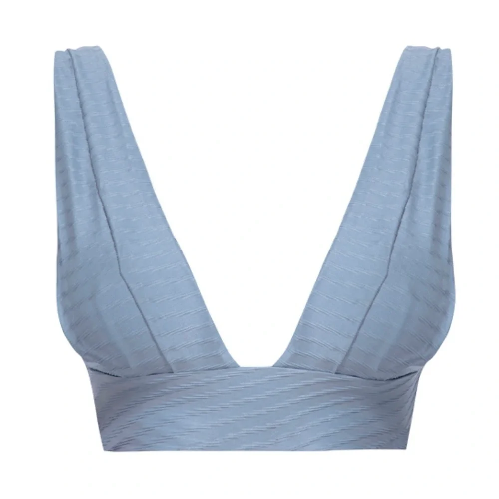 Monday Swimwear Aruba Top Cerulean Blue NWT